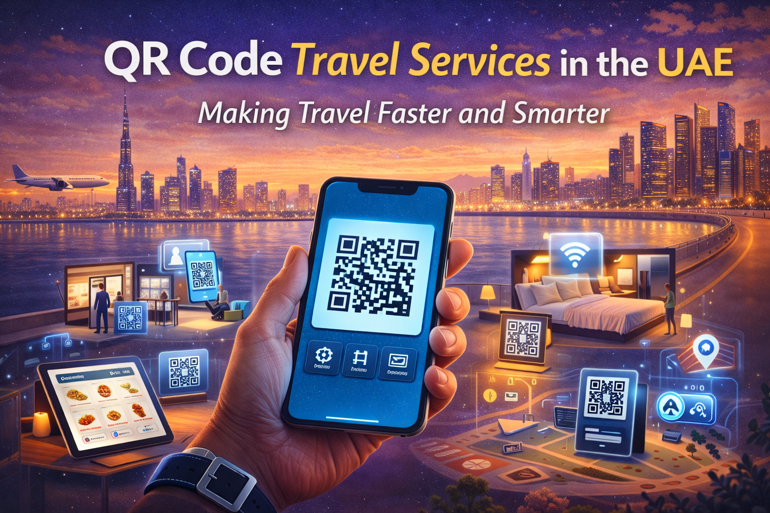 QR Code Travel Services in the UAE  :  Making Travel Faster and Smarter