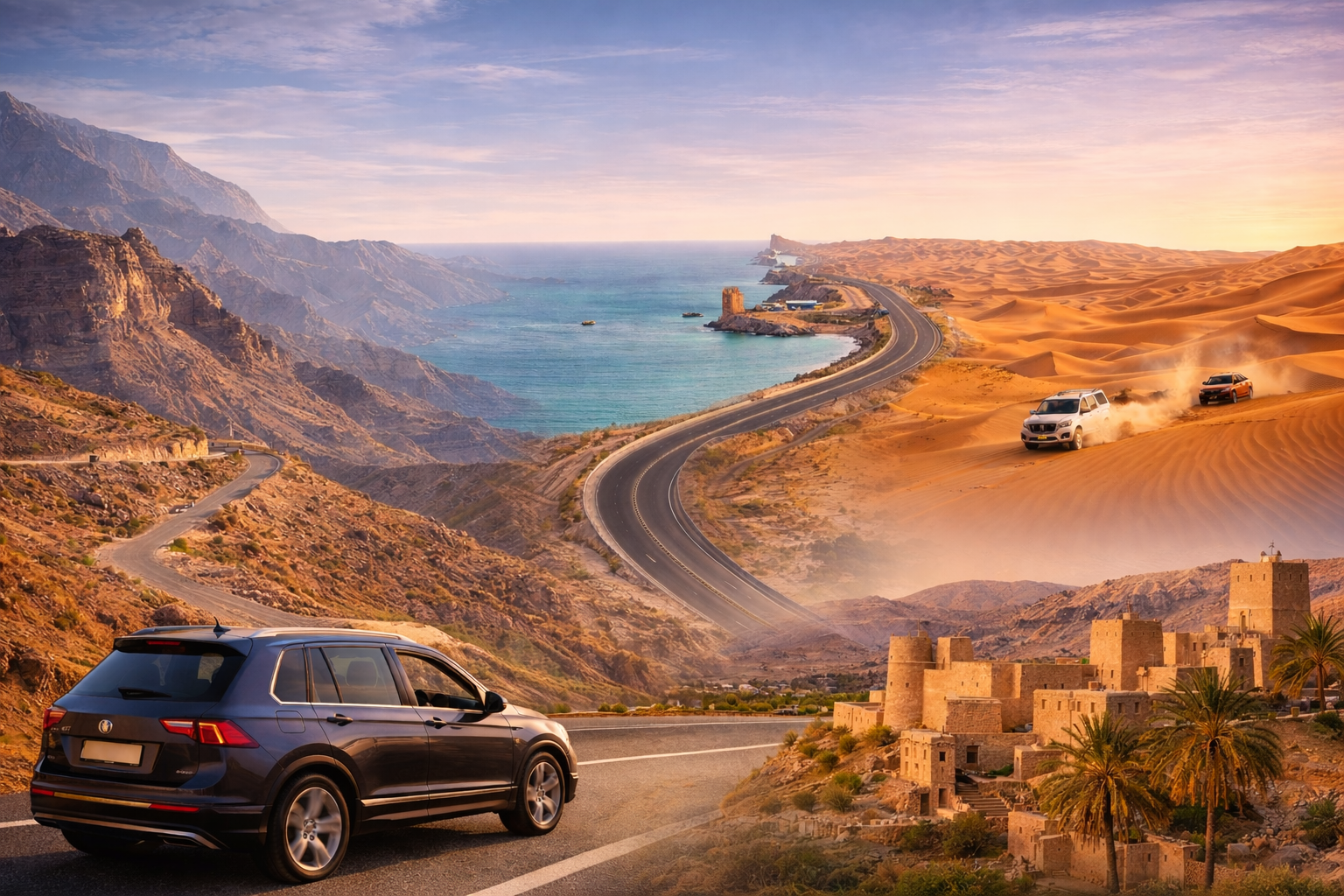 7 Breathtaking Scenic Drives in Oman to Explore This Year