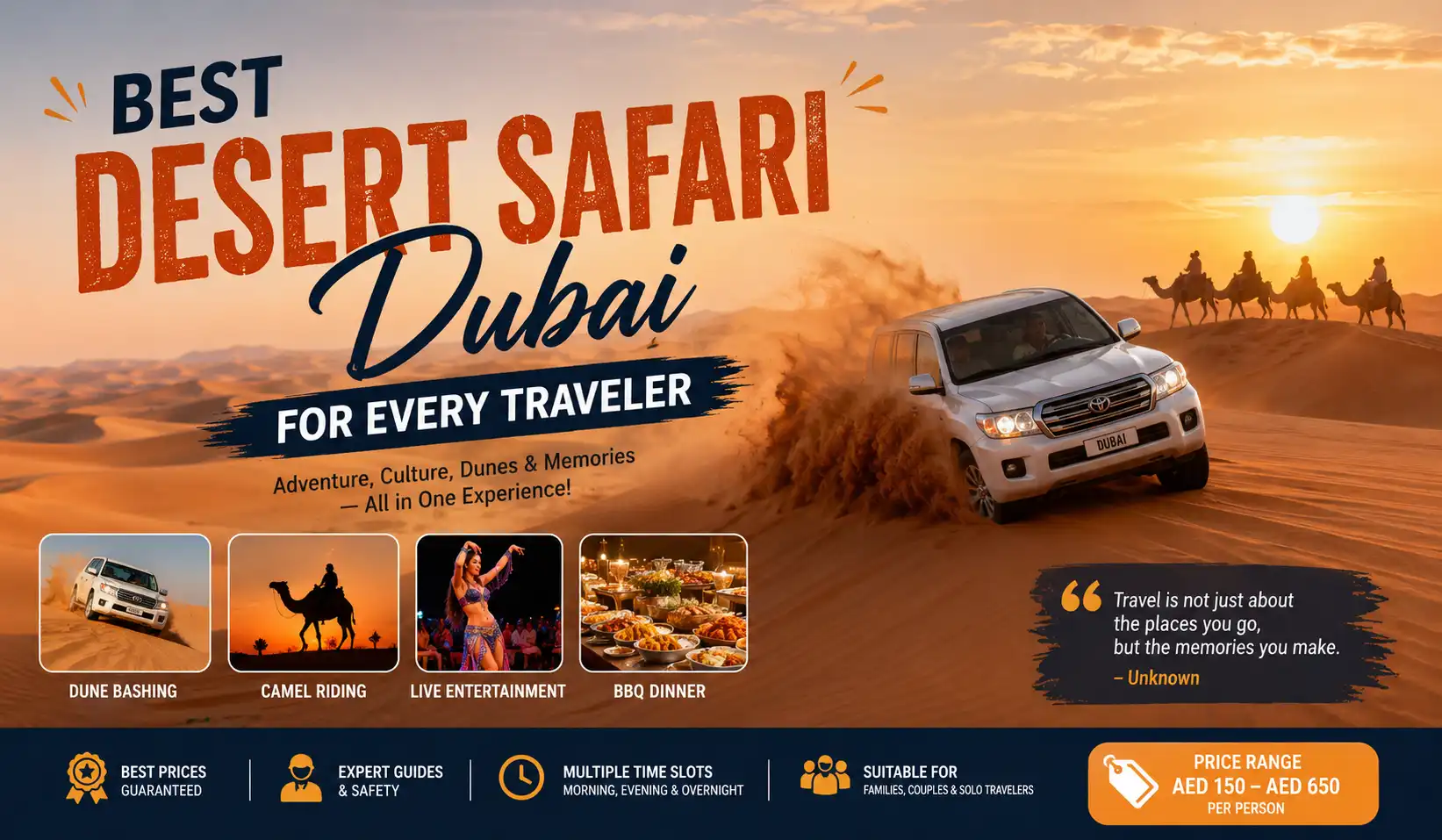 Best Desert Safari Dubai: How to Choose the Right Tour for Every Traveler