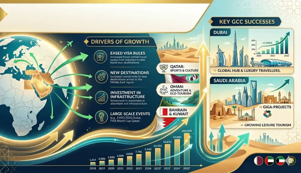 gcc countries tourist 2026