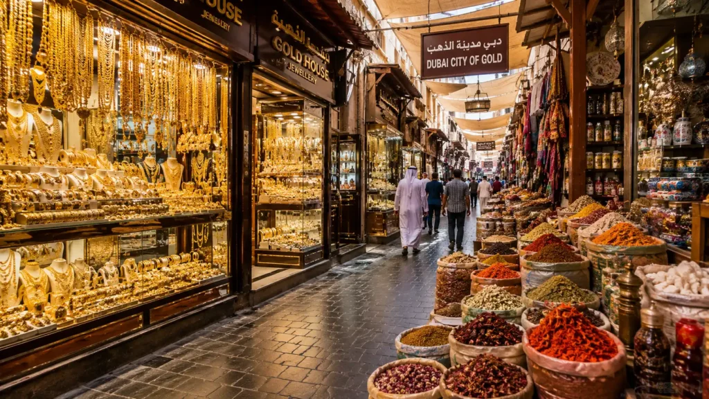 Dubais Gold and Spice Souks Gulf Travel Hub Dubai's Gold and Spice Souks